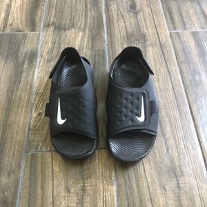 Nike Kids Sandals Sunray Adjust 1Y BLACK/WHITE